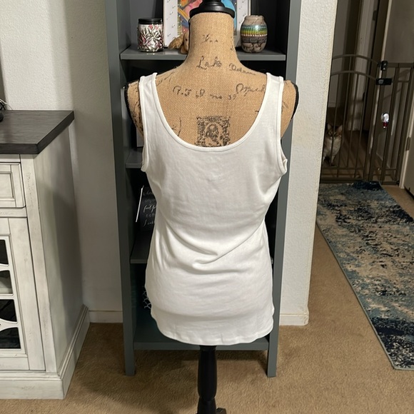 NWT white Sonoma tank top size L - Picture 3 of 6